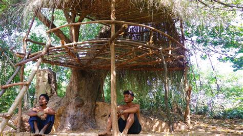 primitive technology treehouse.